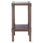 Square Accent Table - Pine Wood - 13.8"W x 13.8"D x 28.3"H