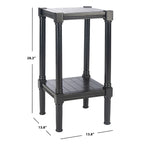 Square Accent Table - Pine Wood - 13.8"W x 13.8"D x 28.3"H