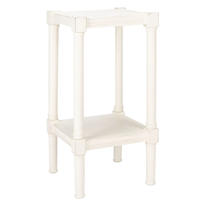 Square Accent Table - Pine Wood - 13.8"W x 13.8"D x 28.3"H