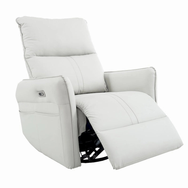 270° Power Swivel Rocker Recliner with USB Charging