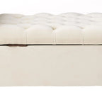 Modern Stylish Upholstered Storage Bench with Flip Top