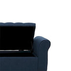 Modern Stylish Upholstered Storage Bench with Flip Top