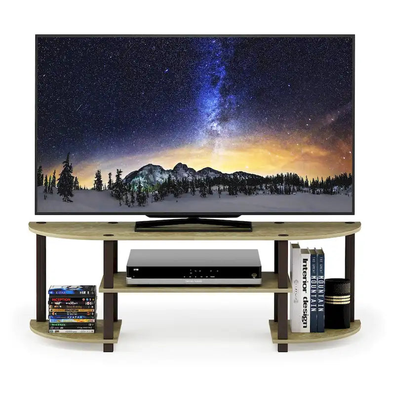 Wide TV Stand for 32-42 Inch TVs - Black/Grey/Espresso