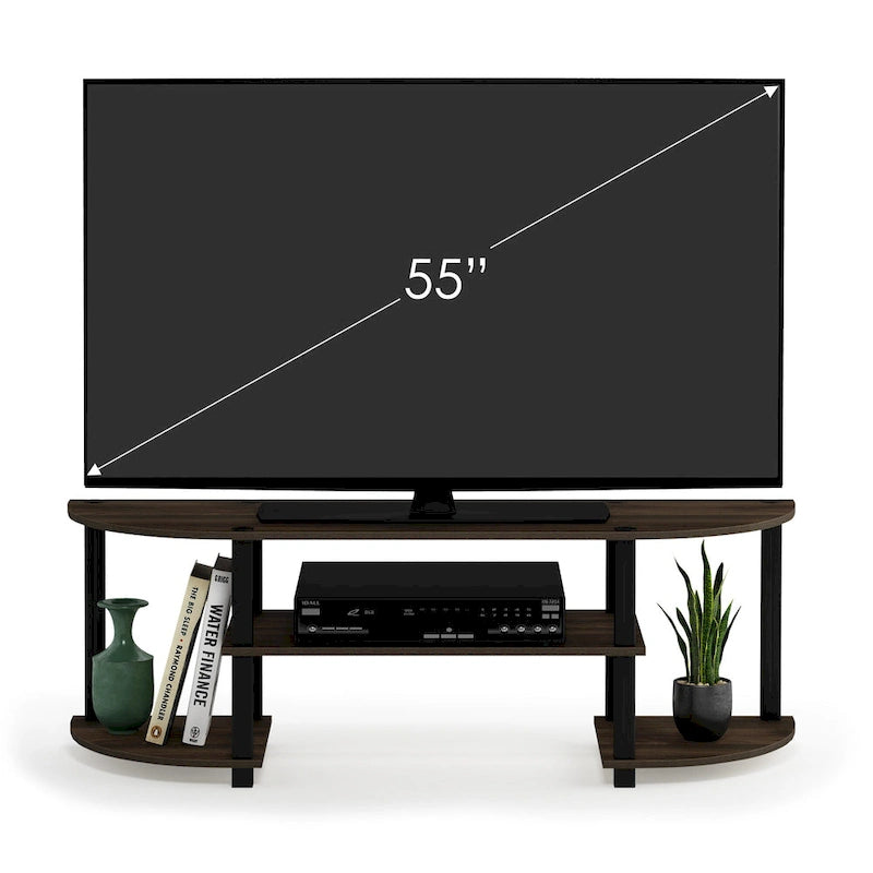 Wide TV Stand for 32-42 Inch TVs - Black/Grey/Espresso