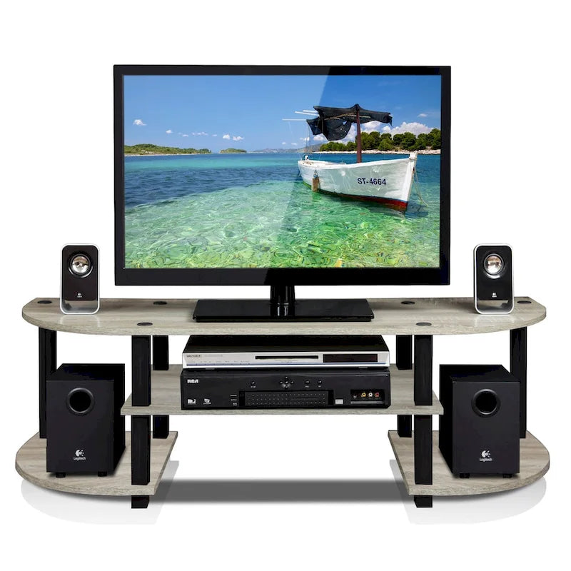 Wide TV Stand for 32-42 Inch TVs - Black/Grey/Espresso