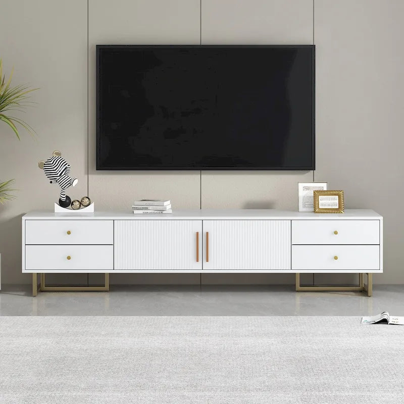 65+ Inch Modern TV Stand with Storage for Living Room