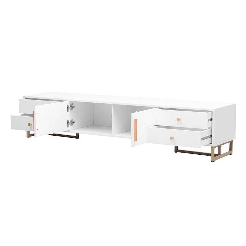 65+ Inch Modern TV Stand with Storage for Living Room