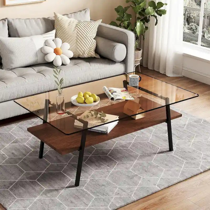 38.58  Rectangle Coffee Table with Modern Design