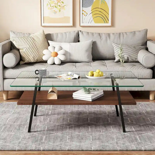 38.58  Rectangle Coffee Table with Modern Design