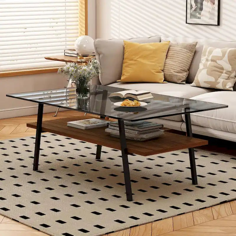 38.58  Rectangle Coffee Table with Modern Design