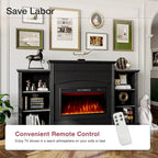 Electric Fireplace with 67  Mantel