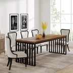 78.7 inches Diniong Table for 6-8 People, Wood Dinner Table for Dining Room