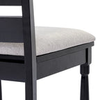 Ladder Back Wooden Dining Chairs