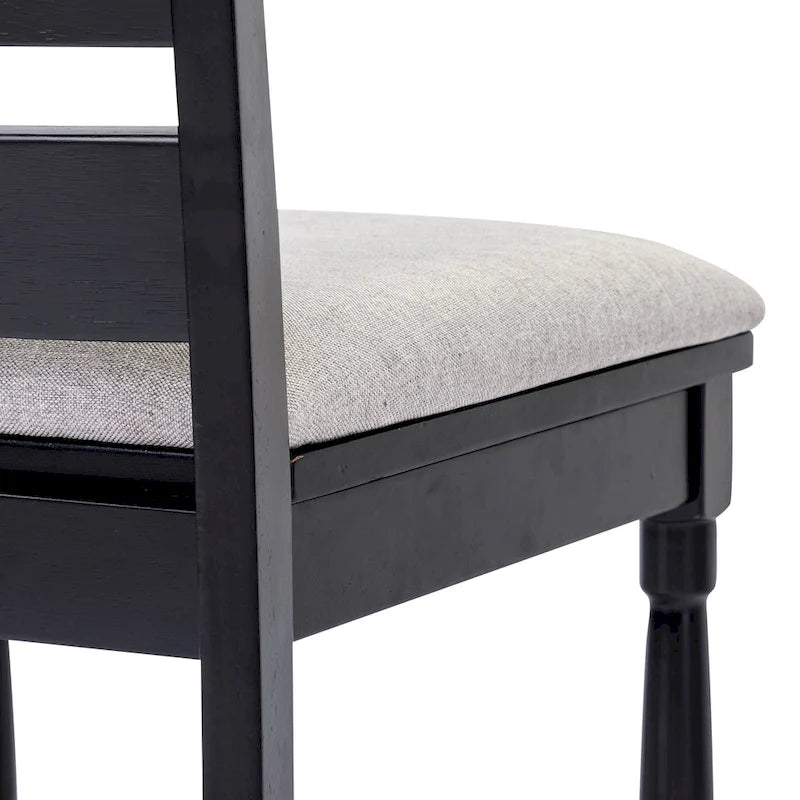 Ladder Back Wooden Dining Chairs