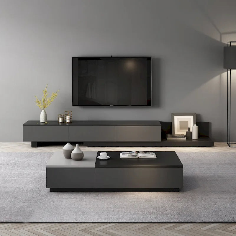 51.18  Lift Top Coffee Table with Hidden Storage Compartment and 2 Drawers