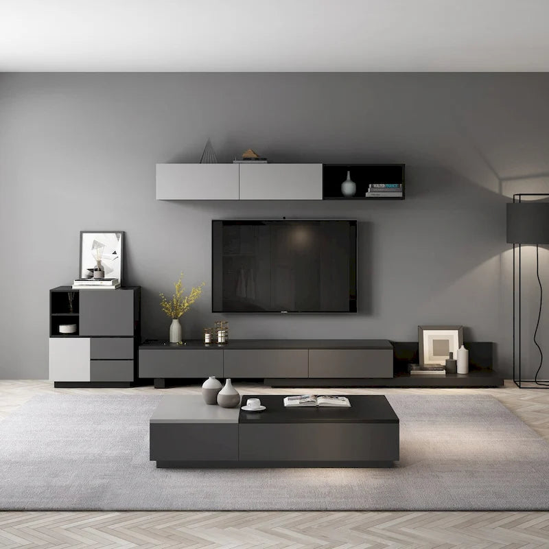 51.18  Lift Top Coffee Table with Hidden Storage Compartment and 2 Drawers