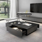 51.18  Lift Top Coffee Table with Hidden Storage Compartment and 2 Drawers