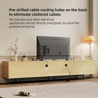 Stylish mid-century modern TV stand for up to 80  TVs. Ample storage for media devices, cable management. easy assembly.