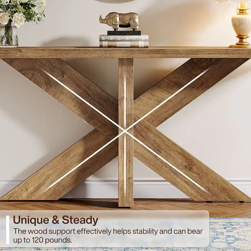 70.9  Extra Long Farmhouse Console Sofa Table for Entryway Hallway