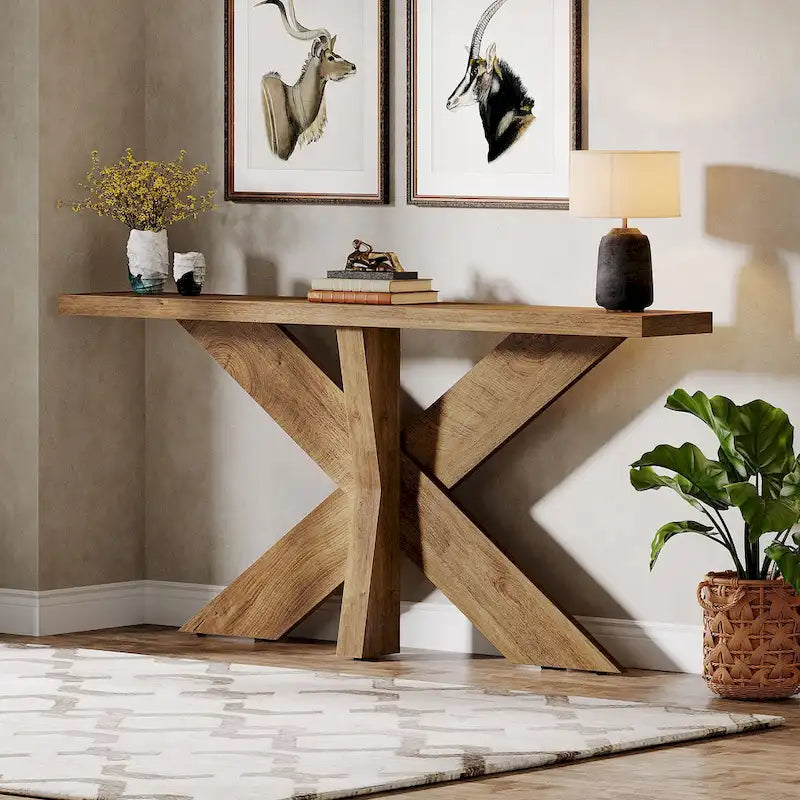 70.9  Extra Long Farmhouse Console Sofa Table for Entryway Hallway