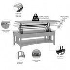 Weathered Oak Lift Top Coffee Table with Storage - Mission Style