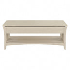 Weathered Oak Lift Top Coffee Table with Storage - Mission Style